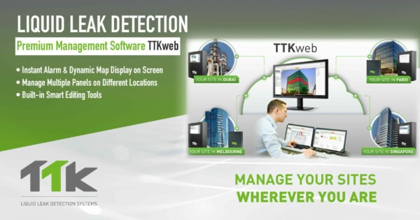 Manage your leak detection systems wherever you are with TTKweb!